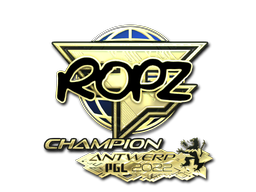 Sticker | ropz (Gold, Champion) | Antwerp 2022