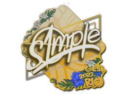 Sticker | s1mple | Rio 2022