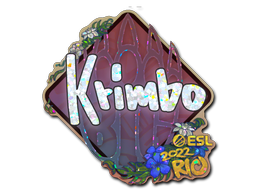 Sticker | Krimbo (Glitter) | Rio 2022