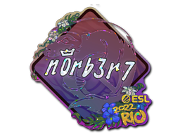 Sticker | n0rb3r7 (Glitter) | Rio 2022