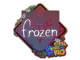Sticker | frozen (Glitter) | Rio 2022