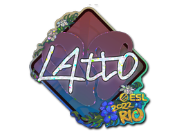 Sticker | latto (Glitter) | Rio 2022