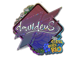 Sticker | dav1deuS (Glitter) | Rio 2022