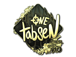 Sticker | tabseN (Gold) | Rio 2022