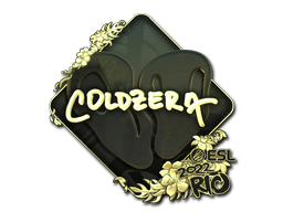 Sticker | coldzera (Gold) | Rio 2022