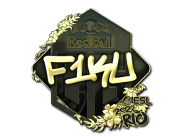 Sticker | F1KU (Gold) | Rio 2022