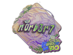 Sticker | n0rb3r7 (Holo) | Rio 2022