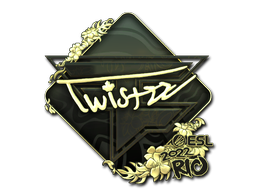 Sticker | Twistzz (Gold) | Rio 2022