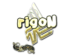 Sticker | rigoN (Gold) | Paris 2023