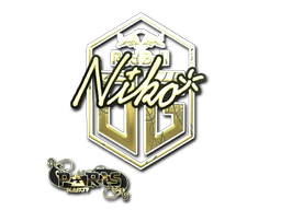 Sticker | niko (Gold)  | Paris 2023