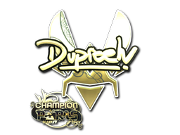 Sticker | dupreeh (Gold, Champion) | Paris 2023