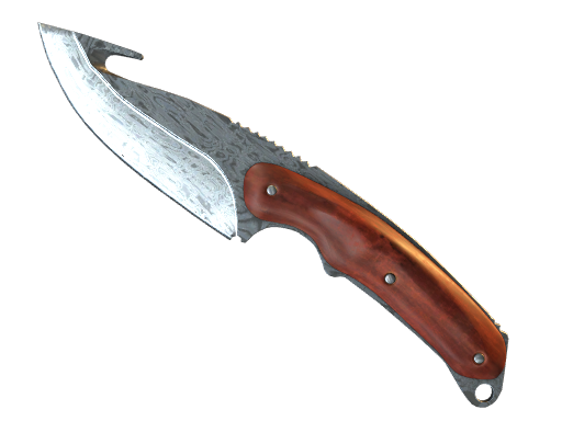 ★ StatTrak™ Gut Knife | Damascus Steel (Well-Worn)